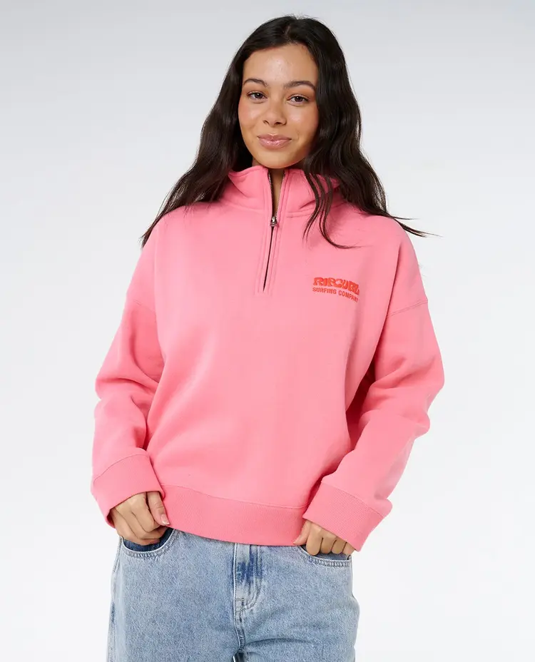 RIP CURL WOMEN'S SURF PUFF 1/4 ZIP