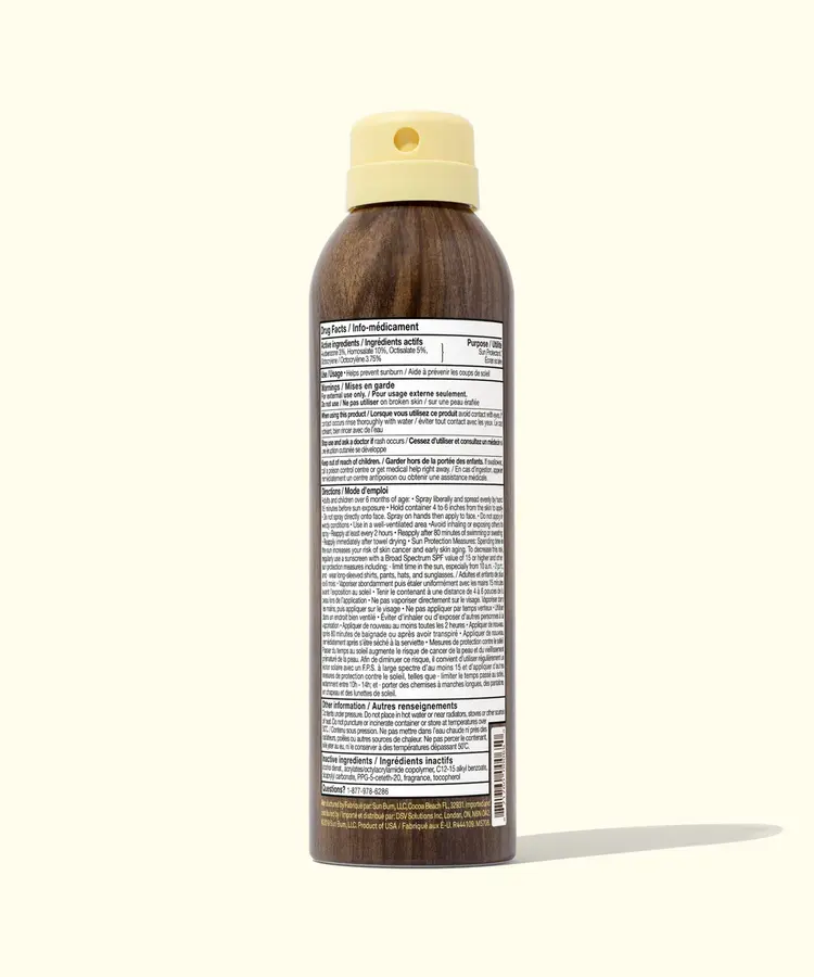 Sun Bum ORIGINAL SPF 30 SUNSCREEN SPRAY BROAD SPECTRUM 6oz