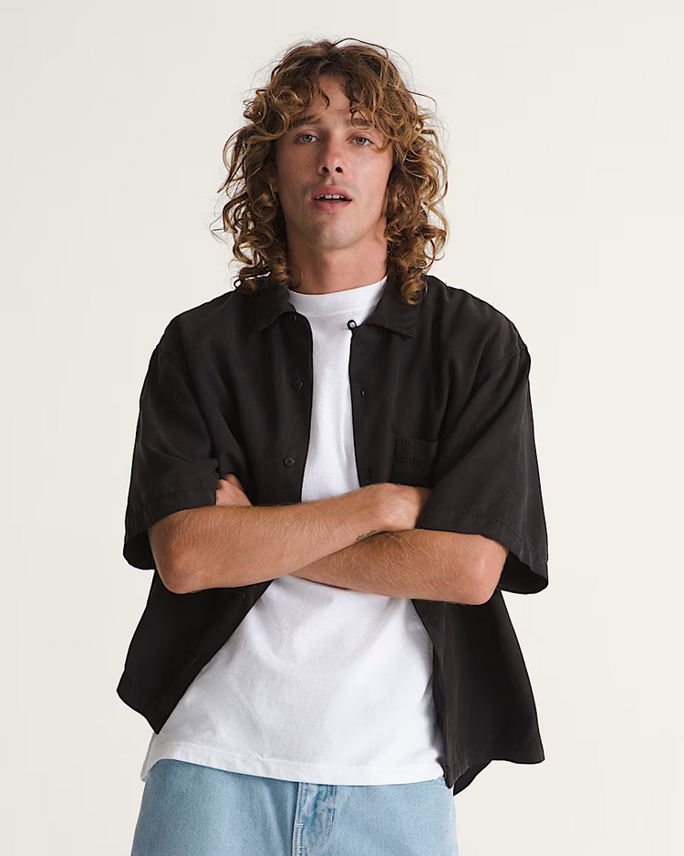 Vans HOMMES VAN DOREN TENCEL CHECK CAMP SS SHIRT
