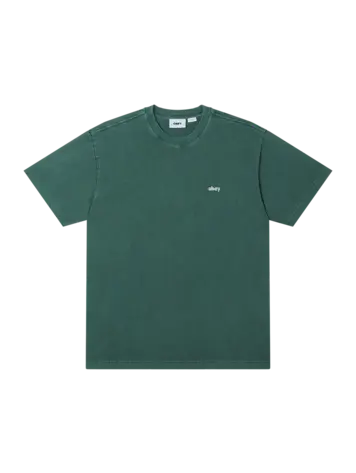 Obey HOMMES LOWERCASE PIGMENT T-SHIRT PINE NEEDLE