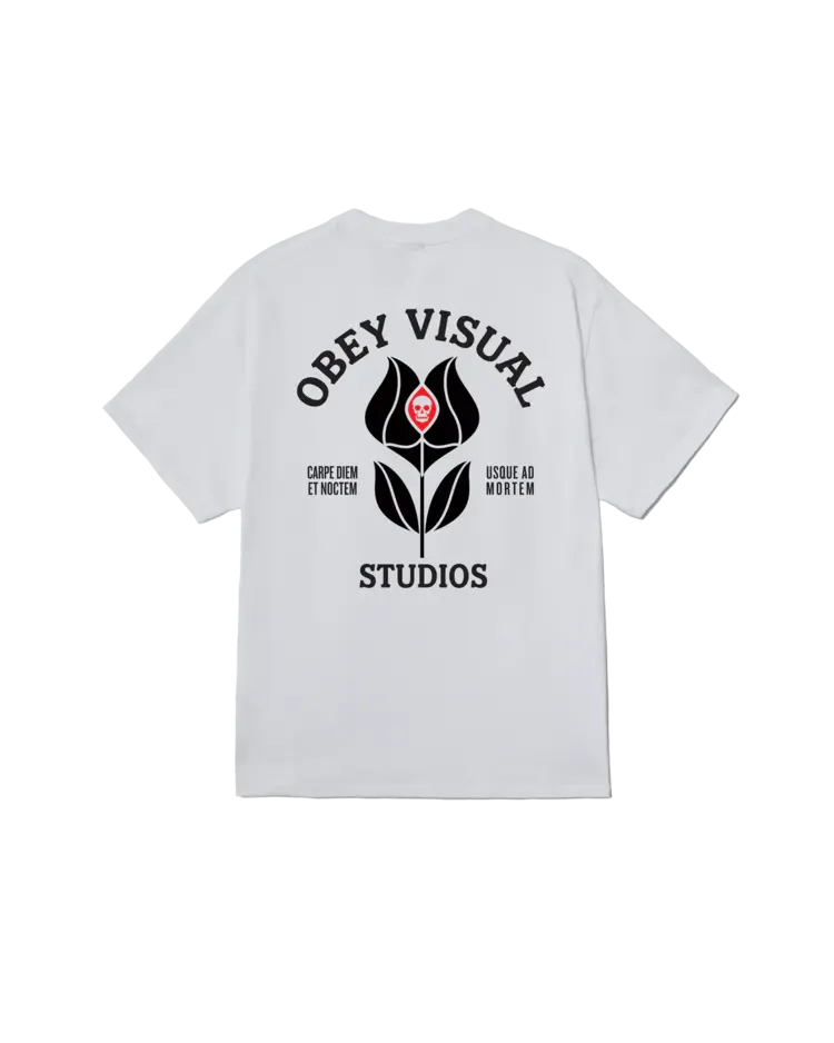 Obey HOMMES VISUAL STUDIOS FLOWER CLASSIC T-SHIRT