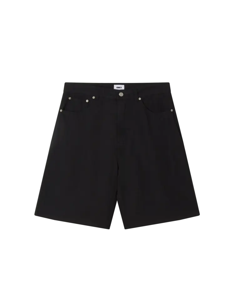 Obey MEN'S BAGGY LINEN DEVIN SHORT