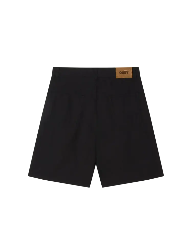 Obey MEN'S BAGGY LINEN DEVIN SHORT