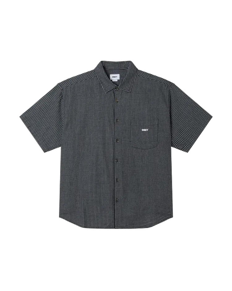 Obey MEN'S BIGWIG FRANK WOVEN SS SHIRT