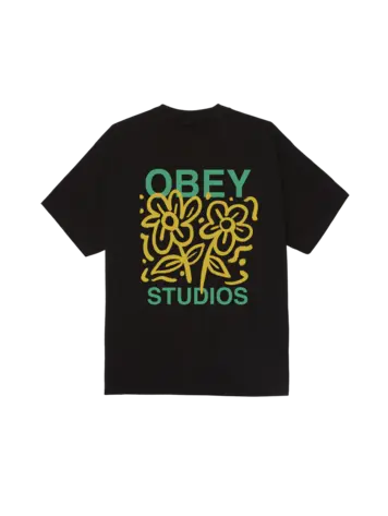 Obey MEN'S GROWN WITH LOVE CLASSIC T-SHIRT BLACK