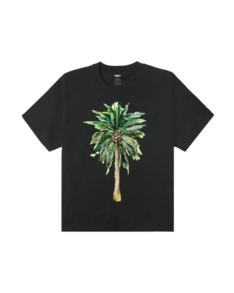 Obey HOMMES PALM HEAVYWEIGHT T-SHIRT