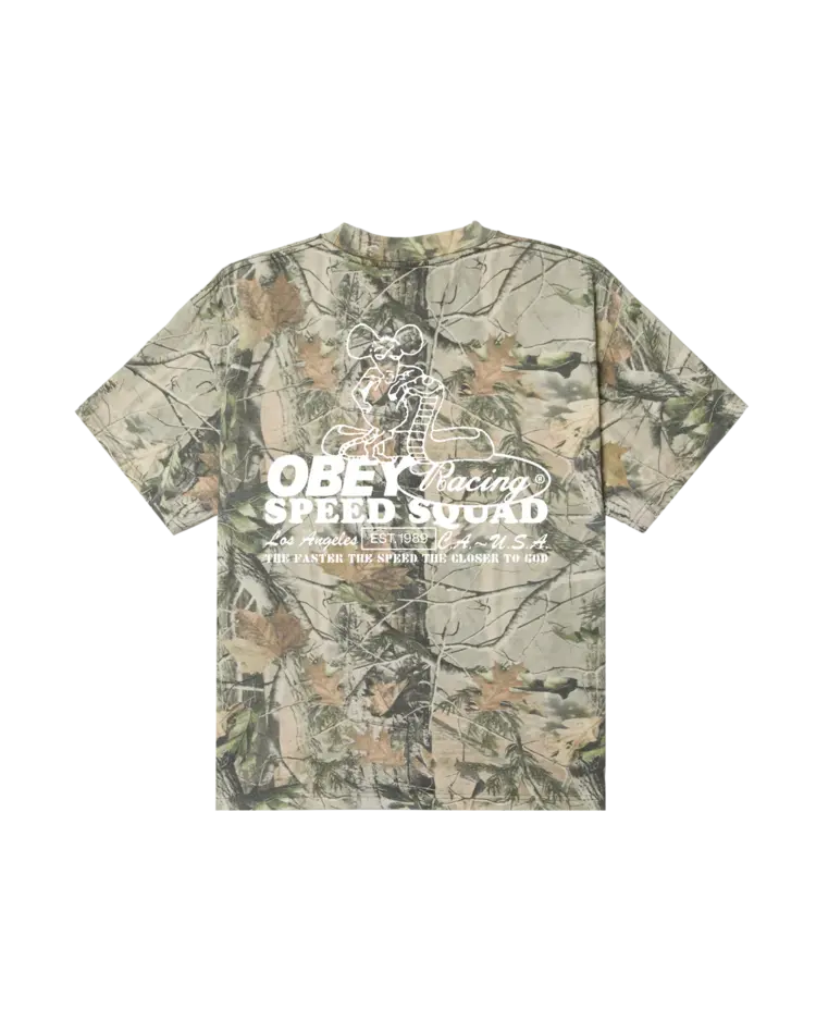 Obey HOMMES SPEED SQUAD HEAVYWEIGHT T-SHIRT