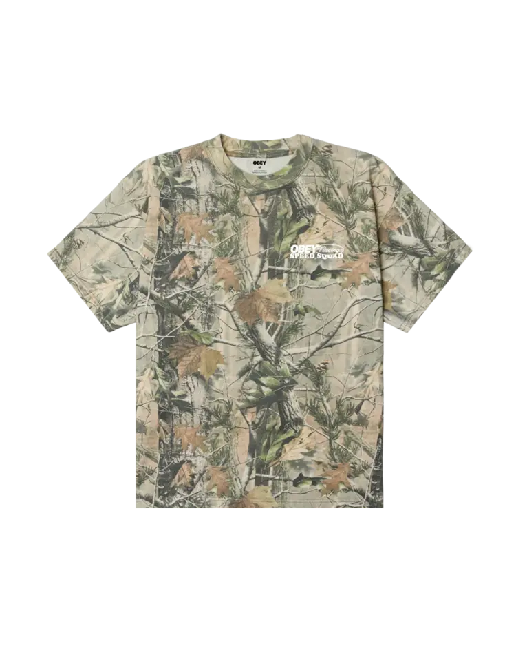 Obey HOMMES SPEED SQUAD HEAVYWEIGHT T-SHIRT