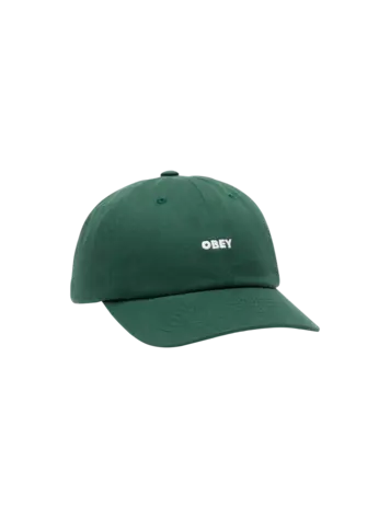 Obey MEN'S OBEY BOLD CURVE 6 PANEL STRAPBACK SPRUCE