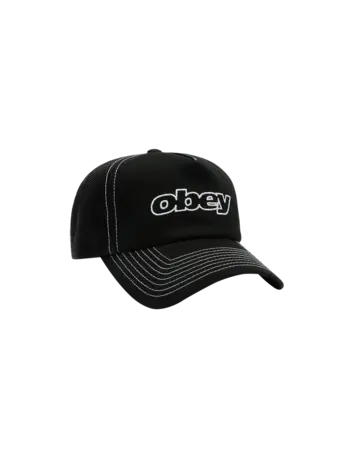 Obey HOMMES FORM TRUCKER HAT BLACK