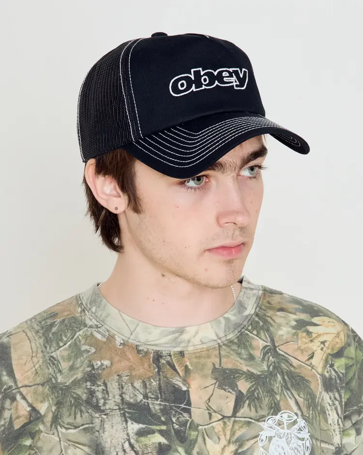 Obey HOMMES FORM TRUCKER HAT