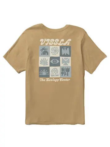 Vissla MEN'S TEC ABUNDANT ORGANIC TEE BRONZE