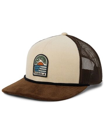 Vissla MEN'S WEST WINDS TRUCKER HAT LIGHT KHAKI