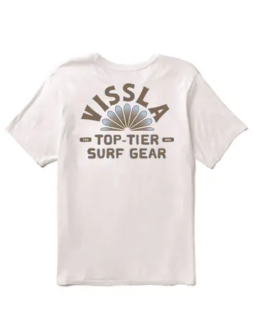 Vissla HOMMES TOP TIER ORGANIC POCKET TEE WHITE