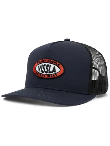 Vissla HOMMES SOLID SETS ECO TRUCKER HAT DARK DENIM