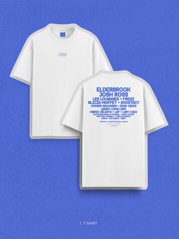 MELO FESTIVAL LINE UP T-SHIRT WHITE