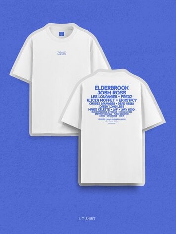 MELO FESTIVAL T-SHIRT LINE UP BLANC
