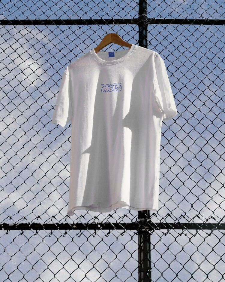 MELO FESTIVAL T-SHIRT LINE UP BLANC