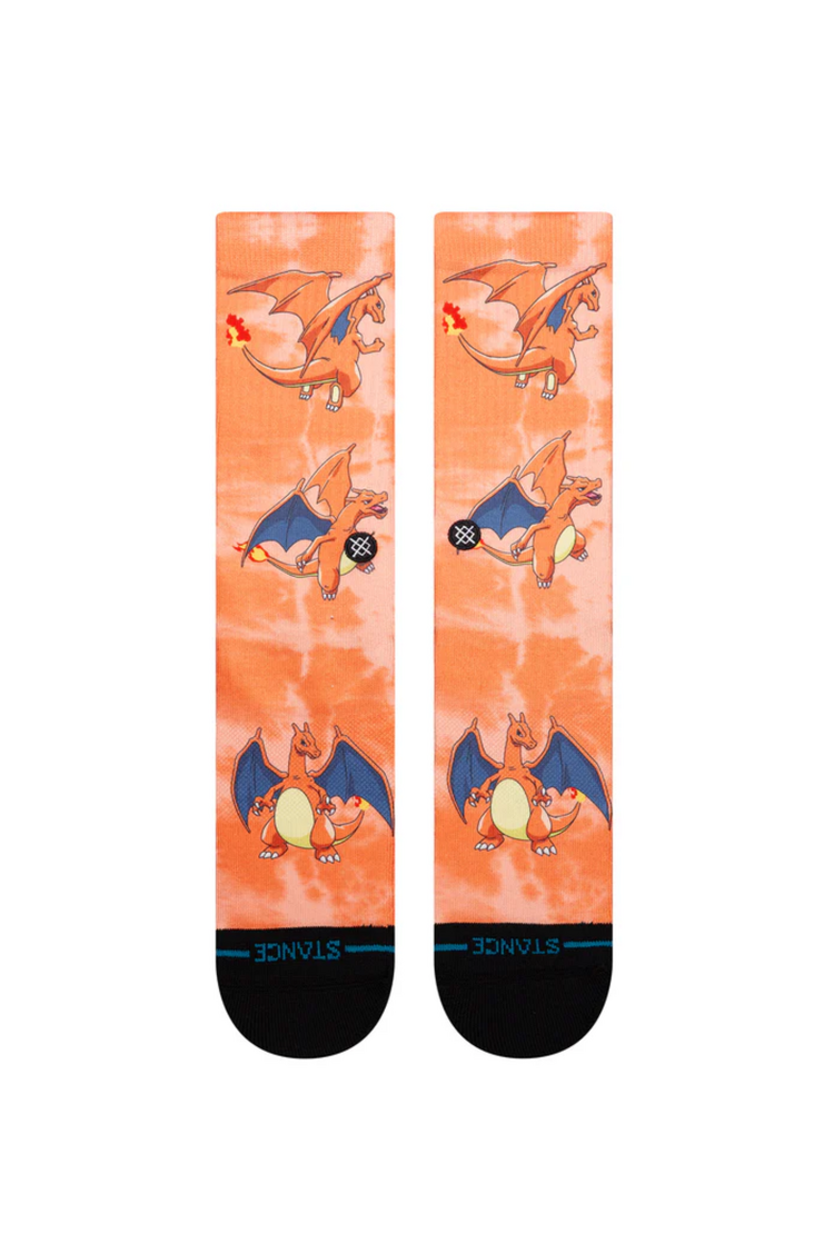 Stance HOMMES BRPA CHARIZARD CREW SOCKS