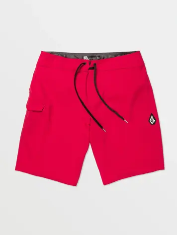 Volcom MEN'S LIDO SOLID MOD 20 TRUNKS RIBBON RED