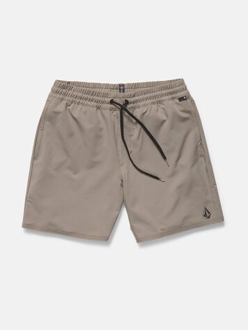 Volcom MEN'S NOMOLY ELASTIC WAIST SHORTS 18 BRINDLE