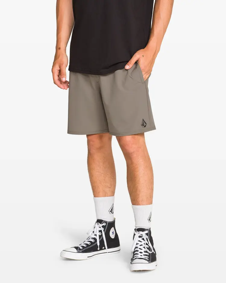 Volcom HOMMES NOMOLY ELASTIC WAIST SHORTS 18