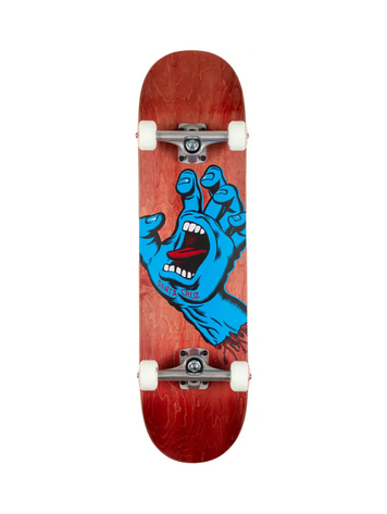 Santa Cruz SREAMING HAND COMPLETE SKATEBOARD 8"