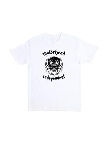 Independent trucks MEN'S MOTORHEAD WARPIG T-SHIRT WHITE