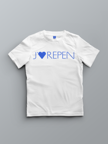 MELO FESTIVAL ENFANTS I LOVE REPEN T-SHIRT BLANC