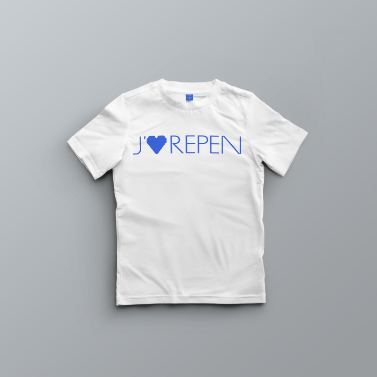 MELO FESTIVAL ENFANTS I LOVE REPEN T-SHIRT BLANC