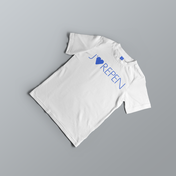 MELO FESTIVAL T-SHIRT J'AIME REPEN-BLANC