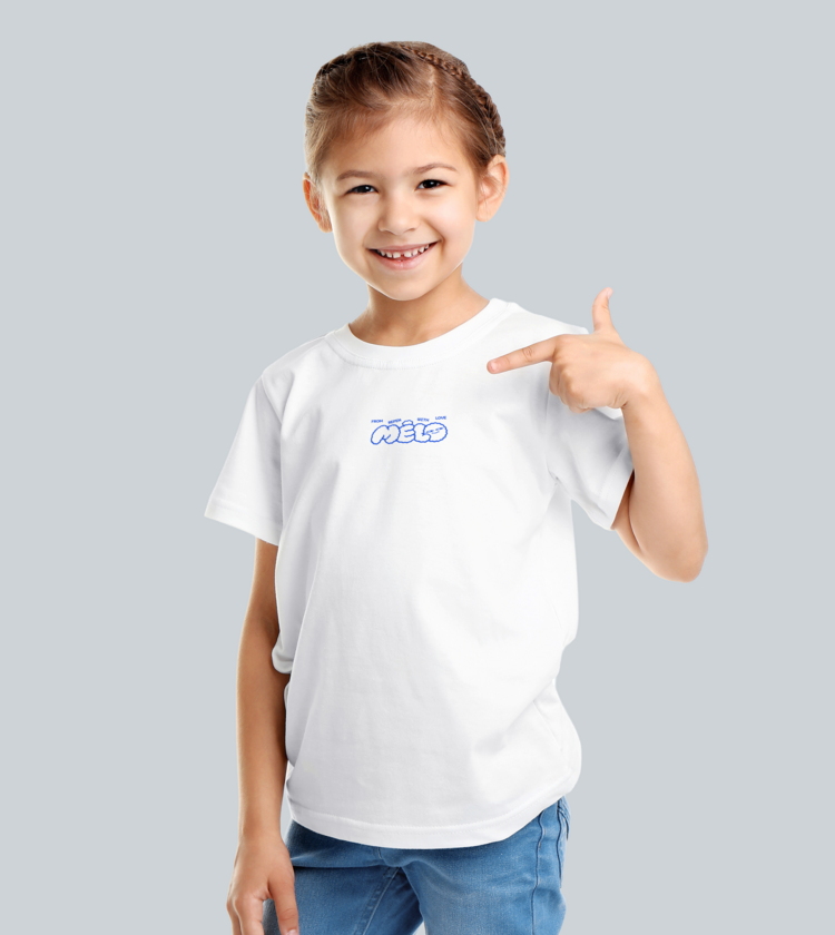 MELO FESTIVAL ENFANTS T-SHIRT LINE UP BLANC