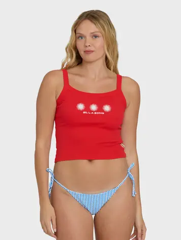 Billabong FEMMES DAY TRIP FOREVER TANK TOP FIESTA RED