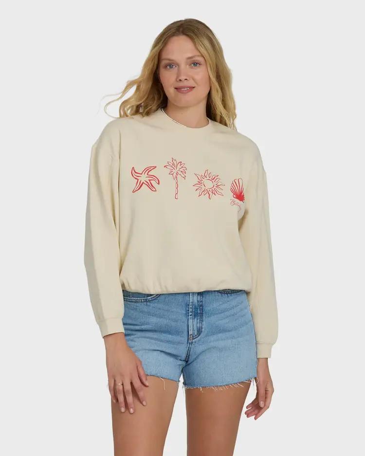 Billabong FEMMES TREASURE CAY CREWNECK SWEATSHIRT