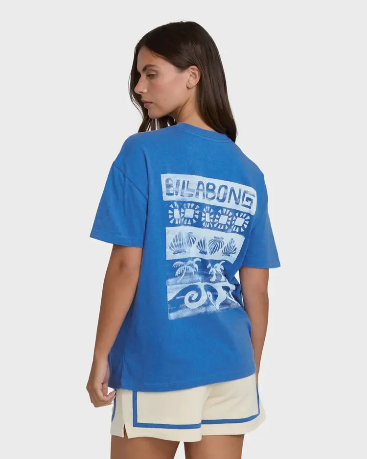 Billabong FEMMES SOMEWHERE CLOSE SHORT SLEEVE KNIT T-SHIRT