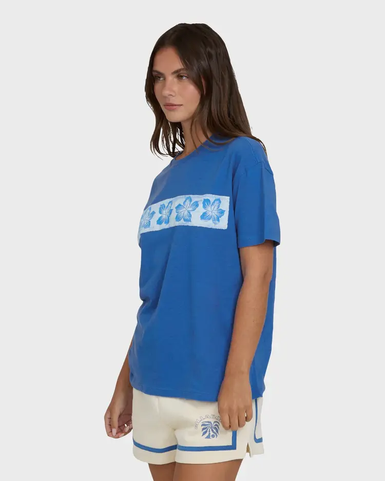 Billabong FEMMES SOMEWHERE CLOSE SHORT SLEEVE KNIT T-SHIRT