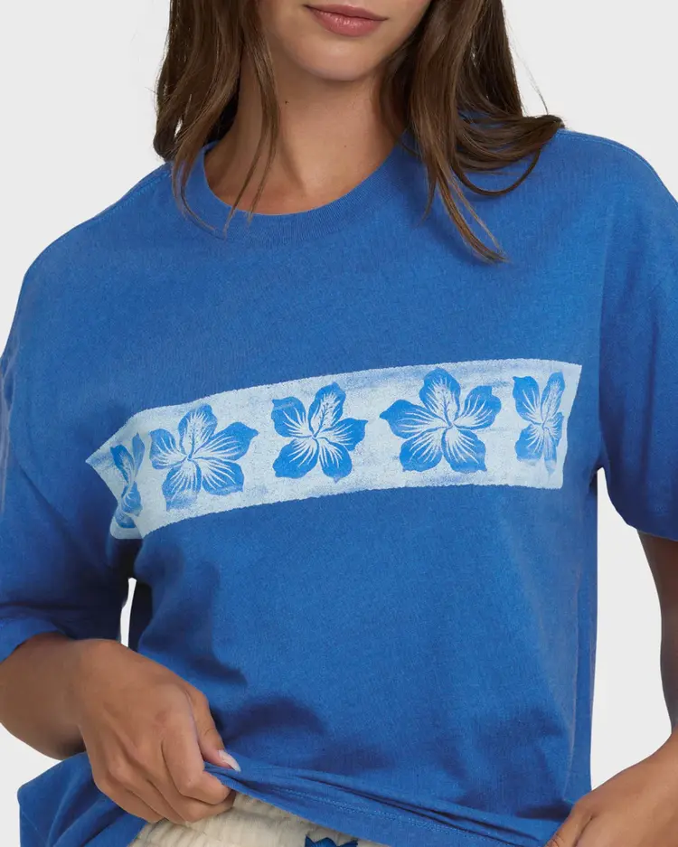 Billabong FEMMES SOMEWHERE CLOSE SHORT SLEEVE KNIT T-SHIRT