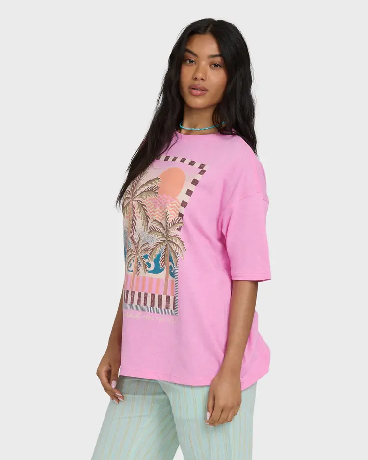 Billabong FEMMES FEEL THE HEAT SHORT SLEEVE T-SHIRT