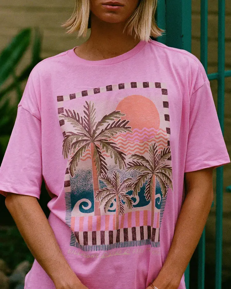 Billabong FEMMES FEEL THE HEAT SHORT SLEEVE T-SHIRT