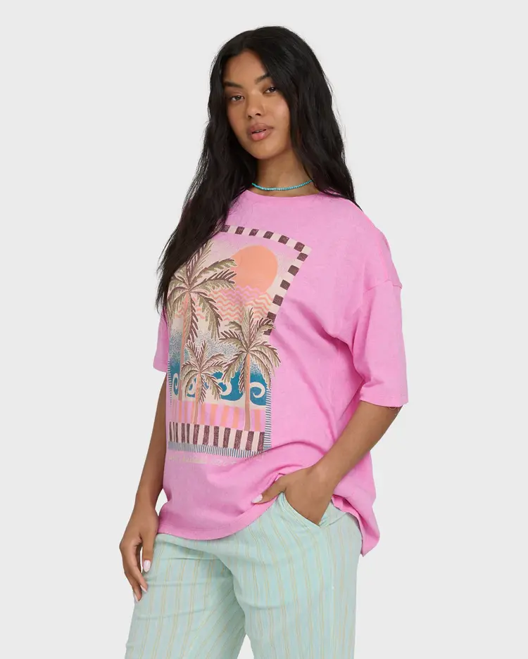 Billabong FEMMES FEEL THE HEAT SHORT SLEEVE T-SHIRT