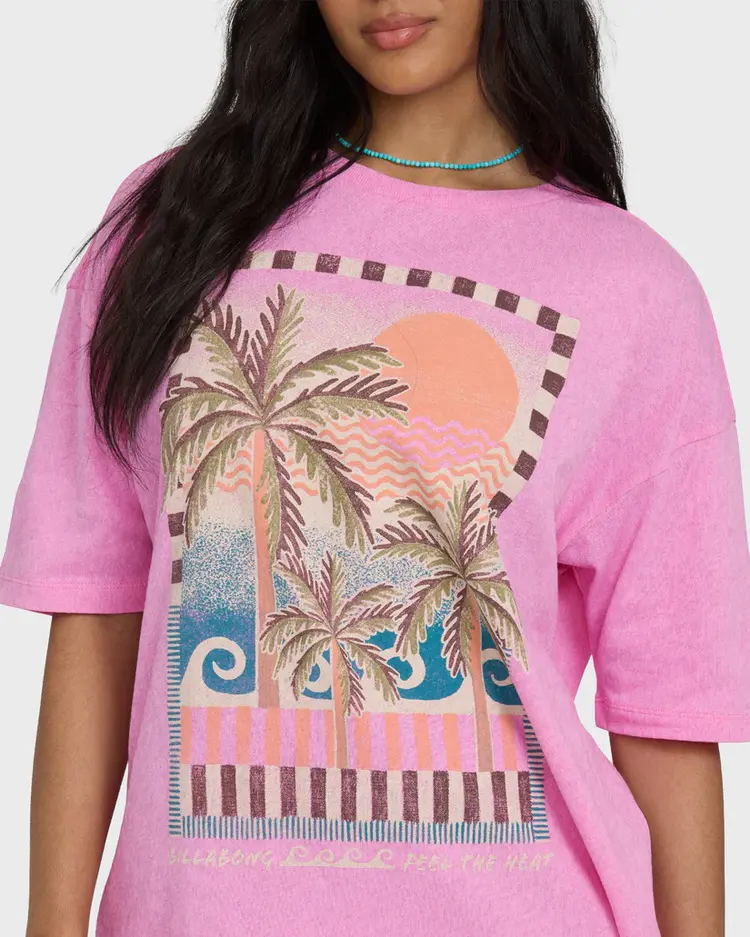 Billabong FEMMES FEEL THE HEAT SHORT SLEEVE T-SHIRT