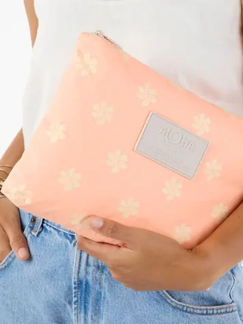 Aloha CASA GARDENIA MID POUCH PEACHY