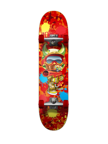 Speed Demons PAINTBALLER COMPLETE SKATEBOARD RED CAMO 7.5"