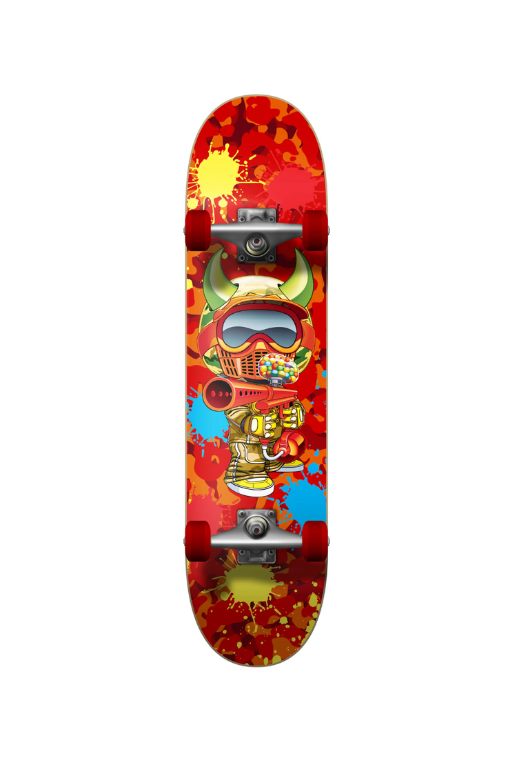 Speed Demons PAINTBALLER SKATEBOARD COMPLET RED CAMO 7.5"