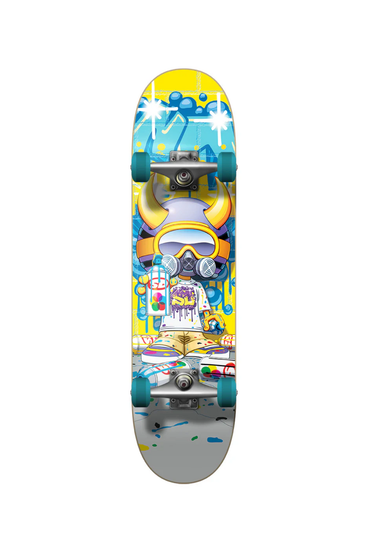 Speed Demons TAGGER SOFT TOP SKATEBOARD COMPLET MULTI 6.5"