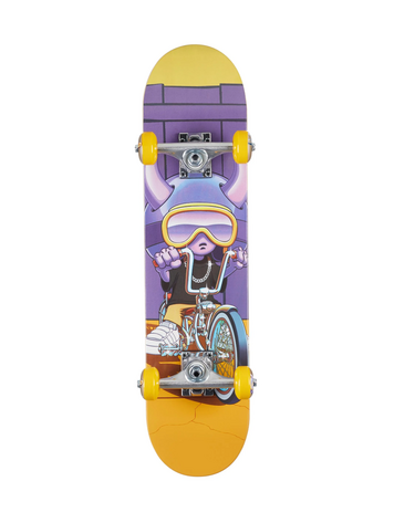 Speed Demons LOW RIDER SOFT TOP COMPLETE SKATEBOARD MULTI 6.75"
