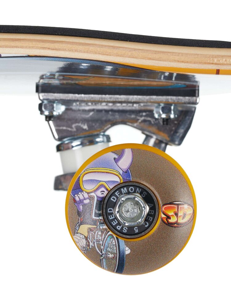 Speed Demons LOW RIDER SOFT TOP SKATEBOARD COMPLET MULTI 6.75"