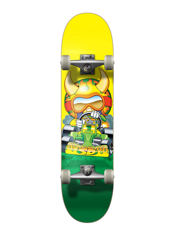 Speed Demons GO KART SOFT TOP COMPLETE SKATEBOARD MULTI 7.25"
