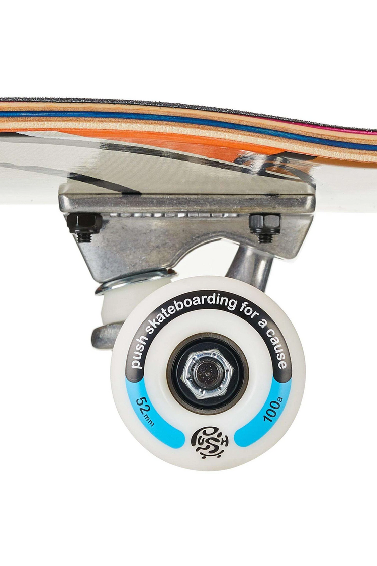 Push Skateboards ANDY JENKINS GUEST BRF COMPLETE SKATEBOARD ORANGE 8"