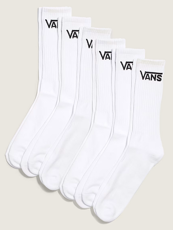 Vans HOMMES CLASSIC CREW SOCKS WHITE